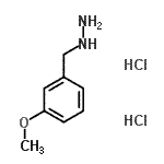 CAS 登录号：194242-26-7， (3-甲氧基苄基)肼二盐酸盐