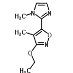 CAS#: 194286-92-5, 3-Ethoxy-4-Methyl-5-(1-Methyl-1H-Imidazol-2-Yl)-1,2-Oxazole