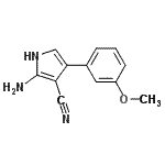 CAS#: 194787-90-1, 2-Amino-4-(3-Methoxyphenyl)-1H-Pyrrole-3-Carbonitrile