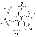 CAS#: 194933-15-8, (Benzene-1,2,3,4,5,6-Hexaylhexa-2,1-Ethanediyl)Hexakis[Dichloro(Methyl)Silane]