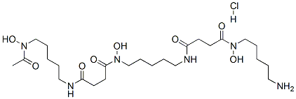 CAS#: 1950-39-6, N'-[5-[[4-[[5-(Acetylhydroxyamino)Pentyl]Amino]-1,4-Dioxobutyl]Hydroxyamino]Pentyl]-N-(5-Aminopentyl)-N-Hydroxysuccinamide Monohydrochloride