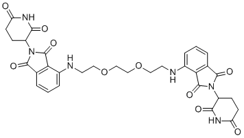 CAS#: 1950635-16-1, Thalidomide-O-amido-C8-NH2 (TFA)
