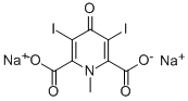 CAS#: 1951-53-7, 1,4-Dihydro-3,5-Diiodo-1-Methyl-4-Oxopyridine-2,6-Dicarboxylic Acid