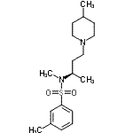 CAS#: 195199-95-2, N,3-Dimethyl-N-[(2R)-4-(4-Methyl-1-Piperidinyl)-2-Butanyl]Benzenesulfonamide
