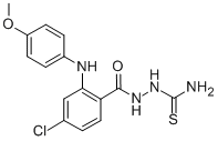 CAS#: 195370-37-7, [[4-Chloro-2-[(4-Methoxyphenyl)Amino]Benzoyl]Amino]Thiourea