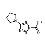 CAS 登录号：195447-84-8， 5-(1-吡咯烷基)-2H-四唑-2-羧酸