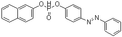 CAS 登录号：195455-92-6， 2-萘基 4-[(E)-苯基偶氮]苯基膦酸酯