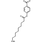 CAS 登录号：1956-09-8， 4-硝基苯基癸酸酯
