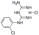 CAS#: 19579-44-3, N-(2-Chlorophenyl)-Imidodicarbonimidicdiamide Hydrochloride (1:1)
