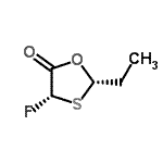 CAS#: 195886-09-0, (2S,4S)-2-Ethyl-4-Fluoro-1,3-Oxathiolan-5-One