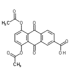 CAS#: 19591-46-9, 5,8-Diacetoxy-9,10-Dioxo-9,10-Dihydro-2-Anthracenecarboxylic Acid