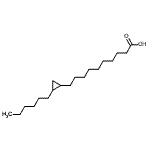 CAS 登录号：19625-10-6， 10-(2-己基环丙基)癸酸
