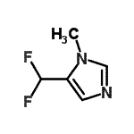 CAS 登录号：196304-06-0， 5-(二氟甲基)-1-甲基-1H-咪唑