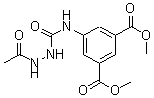 CAS#: 196408-37-4, 5-[[(2-Acetylhydrazinyl)Carbonyl]Amino]-1,3-Benzenedicarboxylic Acid 1,3-Dimethyl Ester