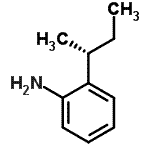CAS 登录号：196805-87-5， 2-[(2R)-2-丁烷基]苯胺