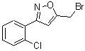 CAS 登录号：196877-21-1， 5-(溴甲基)-3-(2-氯苯基)异恶唑