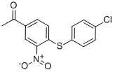CAS 登录号：19688-55-2， 1-[4-[(4-氯苯基)硫代]-3-硝基苯基]-乙酮