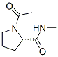 CAS#: 19701-85-0, (2S)-1-Acetyl-N-Methyl-2-Pyrrolidinecarboxamide