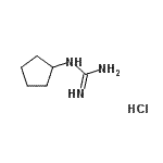 CAS 登录号：197015-81-9， (E)-氨基(环戊基亚氨基)甲烷氯化铵