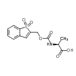 CAS#: 197245-15-1, N-{[(1,1-Dioxido-1-Benzothiophen-2-Yl)Methoxy]Carbonyl}-L-Alanine