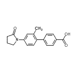 CAS#: 197450-40-1, 2'-Methyl-4'-(2-Oxo-1-Pyrrolidinyl)-4-Biphenylcarboxylic Acid