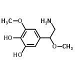 CAS#: 197504-48-6, 5-(2-Amino-1-Methoxyethyl)-3-Methoxy-1,2-Benzenediol