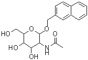 CAS 登录号：197574-95-1， 2-萘基甲基 2-乙酰氨基-2-脱氧吡喃己糖苷