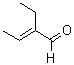 CAS 登录号：19780-25-7， 2-乙基-2-丁烯醛