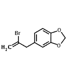 CAS 登录号：197805-26-8， 5-(2-溴-2-丙烯-1-基)-1,3-苯并二氧戊环