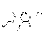 CAS 登录号：197852-81-6， 二乙基(3S)-2-氰基-3-甲基琥珀酸盐