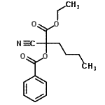 CAS#: 19788-60-4, 2-Cyano-1-Ethoxy-1-Oxo-2-Hexanyl Benzoate
