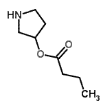CAS#: 197964-12-8, 3-Pyrrolidinyl Butyrate
