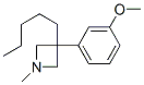 CAS 登录号：19832-52-1， 3-(3-甲氧基苯基)-1-甲基-3-戊基吖丁啶