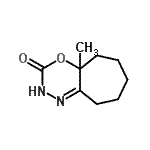 CAS#: 19836-53-4, 4alpha-Methyl-4A,5,6,7,8,9-Hexahydrocyclohepta[E][1,3,4]Oxadiazin-3(2H)-One