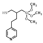 CAS#: 198567-47-4, 4-(4-Pyridinyl)-2-[(Trimethoxysilyl)Methyl]-1-Butanethiol
