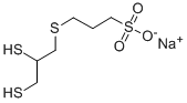 CAS 登录号:19872-31-2, 3-((2,3-二巯基丙基)硫代)-1-丙烷磺酸钠盐
