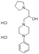 CAS 登录号：198767-56-5， 1-(4-苯基哌嗪-1-基)-3-吡咯烷-1-基丙-2-醇二盐酸盐