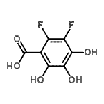 CAS 登录号：198832-22-3， 2,3-二氟-4,5,6-三羟基苯甲酸