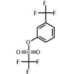 CAS 登录号：199188-30-2， 3-(三氟甲基)苯基三氟甲烷磺酸酯