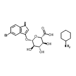 CAS#: 199326-16-4, Cyclohexanamine - 5-bromo-1H-indol-3-yl beta-D-glucopyranosiduronic acid (1:1)