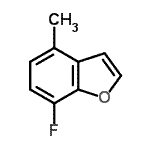 CAS#: 199391-57-6, 7-Fluoro-4-Methyl-1-Benzofuran