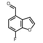 CAS#: 199391-59-8, 7-Fluoro-1-Benzofuran-4-Carbaldehyde