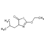 CAS 登录号：199447-23-9， 2-乙氧基-4-异丁基-1,3-噻唑-5(4H)-酮