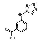 CAS#: 199535-07-4, 3-(2H-Tetrazol-5-Ylamino)Benzoic Acid