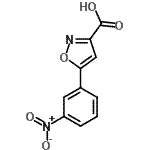 CAS#: 199601-80-4, 5-(3-Nitrophenyl)-1,2-Oxazole-3-Carboxylic Acid