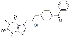 CAS#: 19972-09-9, 7-[3-(4-Benzoyl-1-Piperazinyl)-2-Hydroxypropyl]-1,3-Dimethyl-7H-Purine-2,6(1H,3H)-Dione