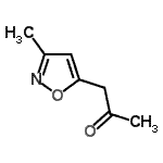 CAS 登录号：19986-25-5， 1-(3-甲基-1,2-恶唑-5-基)丙酮
