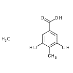 CAS#: 199926-34-6, 3,5-Dihydroxy-4-methylbenzoic acid hydrate (1:1)