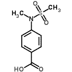 CAS 登录号：200393-68-6， 4-[甲基(甲基磺酰基)氨基]苯甲酸