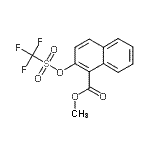CAS 登录号：200573-11-1， 甲基2-{[(三氟甲基)磺酰基]氧基}-1-萘甲酸酯